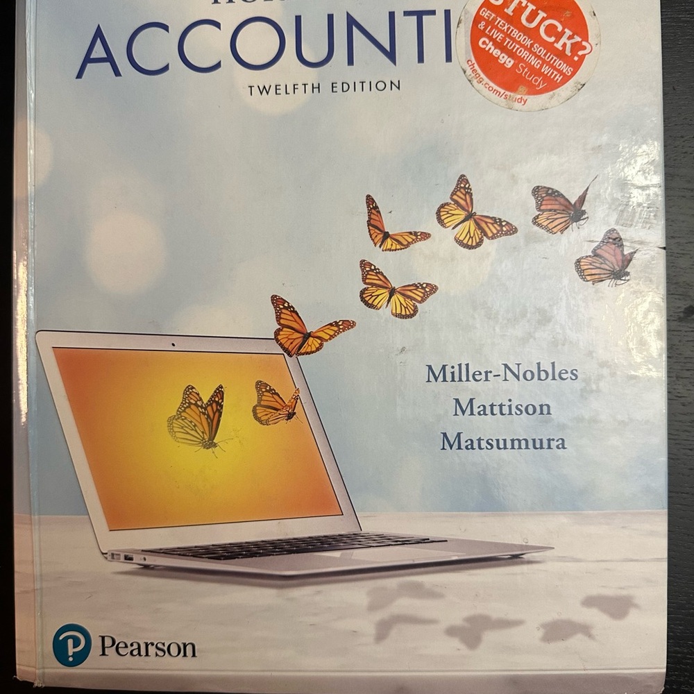 Pearson Home Accent Book Cover with Butterflies